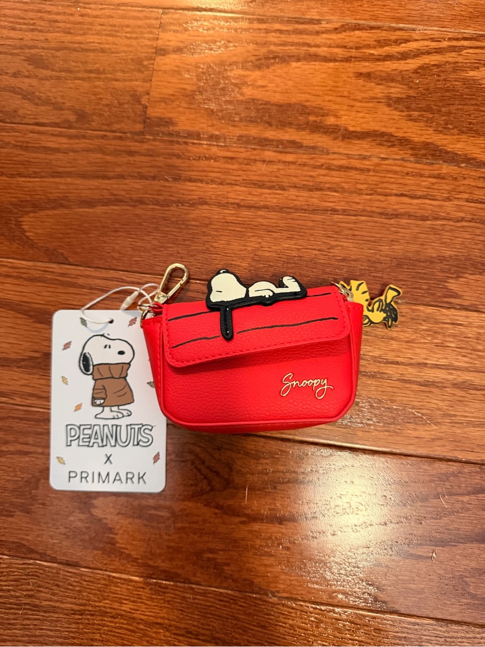 Snoopy Red Mini Keychain/Bag Charm Bag
